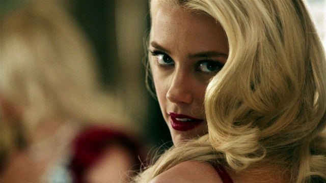 Blonde woman red lipstick camera free wallpaper - medium preview image
