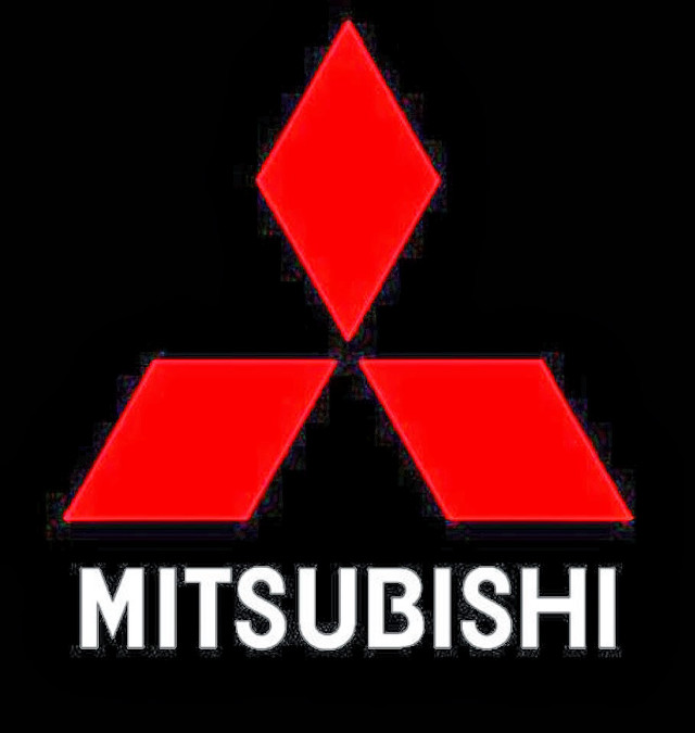 Red black logo mtsubih diamond free wallpaper - medium preview image