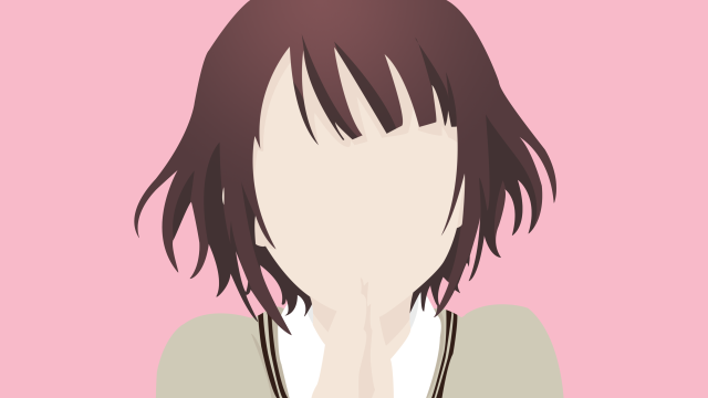 Woman short hair pink background free wallpaper - medium preview image