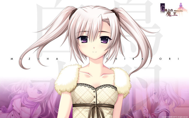 Girl long hair dress bow free wallpaper - medium preview image