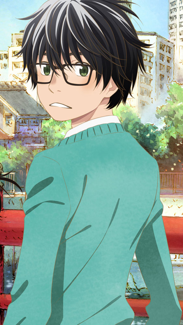 Man glasses red bench city free wallpaper - medium preview image