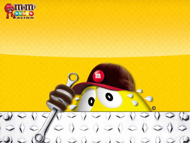 Yellow white cartoon character scissors free wallpaper - medium preview image