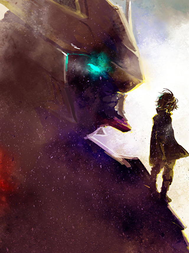 Man giant robot field grass #2 free wallpaper - medium preview image