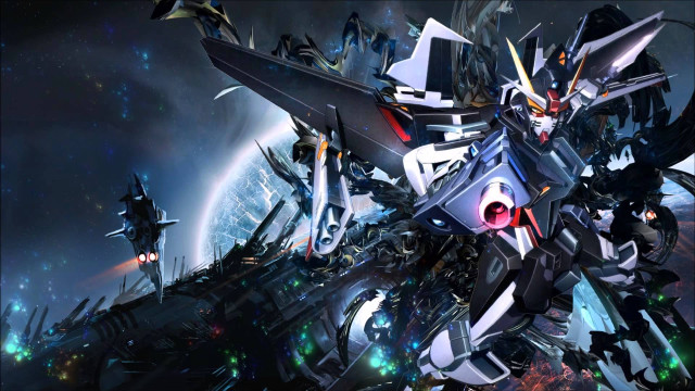 Futuristic robot sci fi mecha free wallpaper - medium preview image