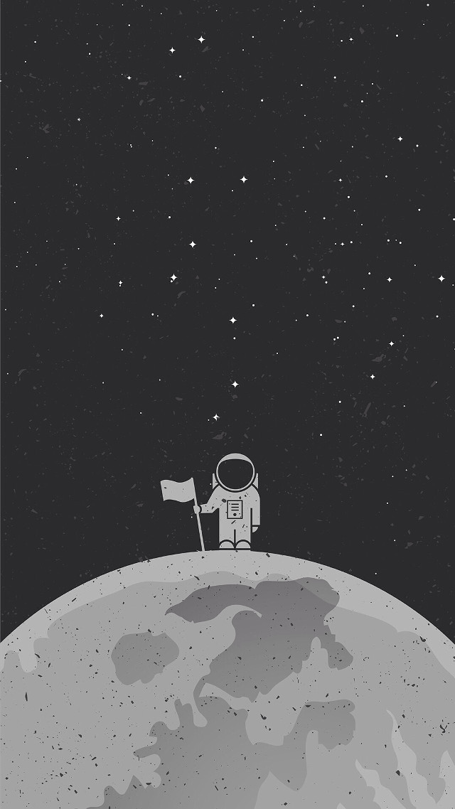 Astronaut moon flag sitting space free wallpaper - medium preview image