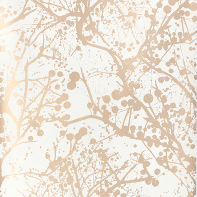 White gold wallpaper tree pattern free wallpaper - medium preview image