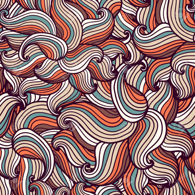 Colorful wavy pattern surface design free wallpaper - medium preview image