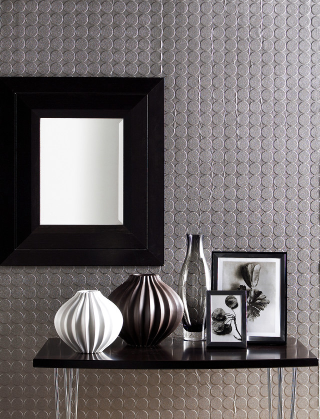 Mirror table vase opart barbedwire free wallpaper - medium preview image