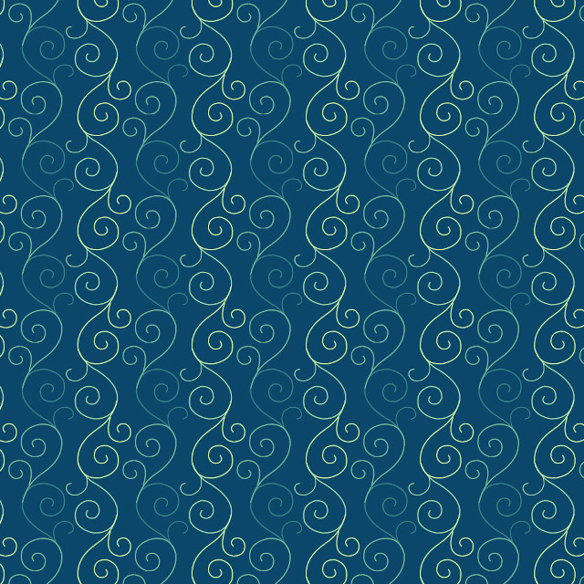 Blue background wavy lines pattern #2 free wallpaper - medium preview image