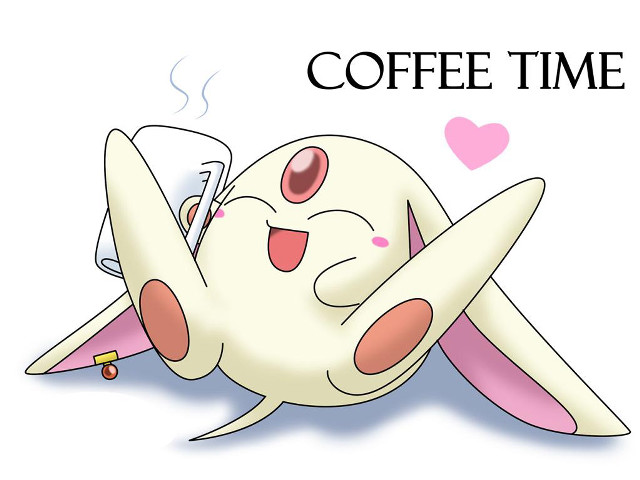Cartoon character sleeping pillow coffee free wallpaper - medium preview image