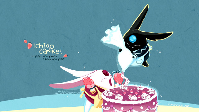 Cartoon dog blowing candles cake free wallpaper - medium preview image