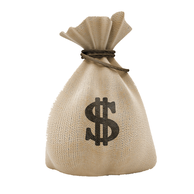 Bag dollar sign white background free wallpaper - medium preview image