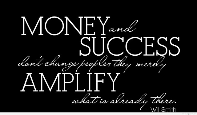 Money success amplify quote image free wallpaper - medium preview image
