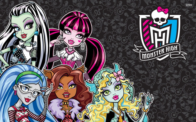 Cartoon characters skull group fun free wallpaper - medium preview image