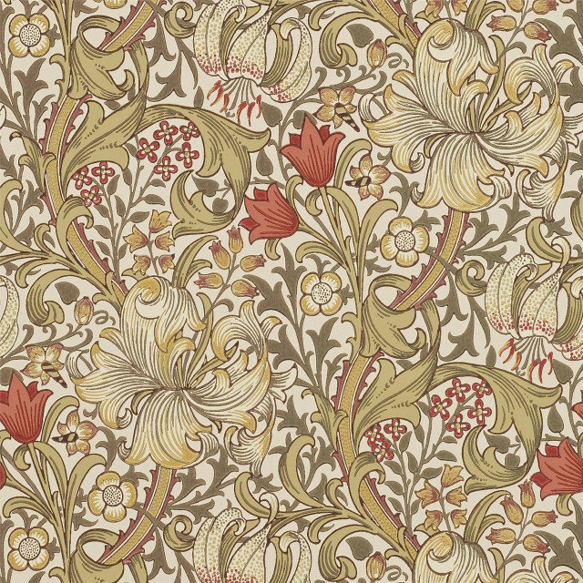 Floral pattern baroque arts crafts free wallpaper - medium preview image