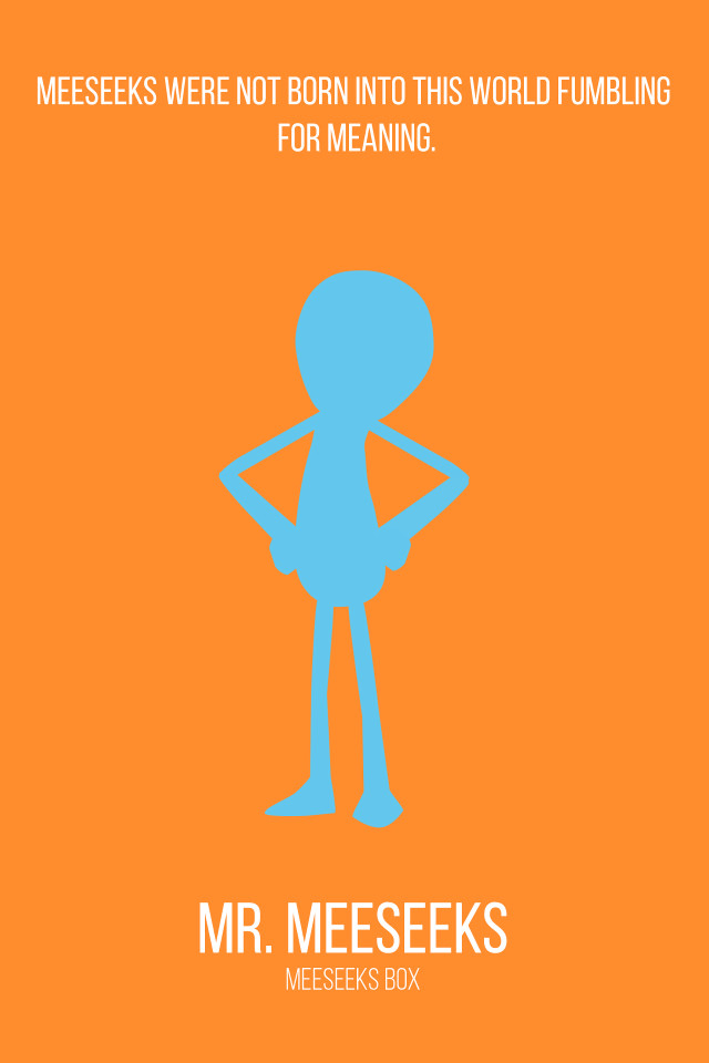 Blue man orange background quote free wallpaper - medium preview image