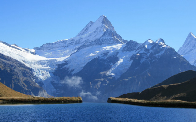 Mountain range lake snow capped #9 free wallpaper - medium preview image