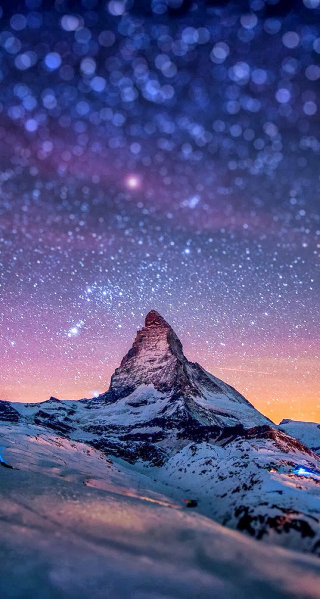 Mountain sky stars tent foreground free wallpaper - medium preview image