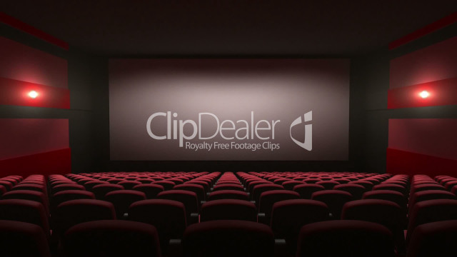 Theater red chairs projection screen #2 free wallpaper - medium preview image