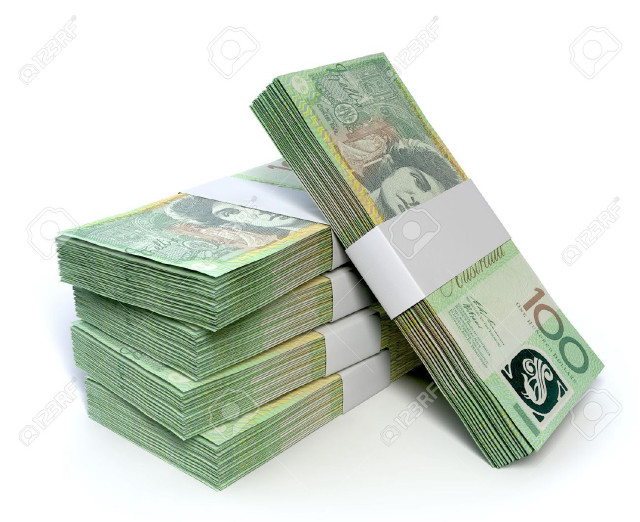 Twenty dollar bills stack white free wallpaper - medium preview image