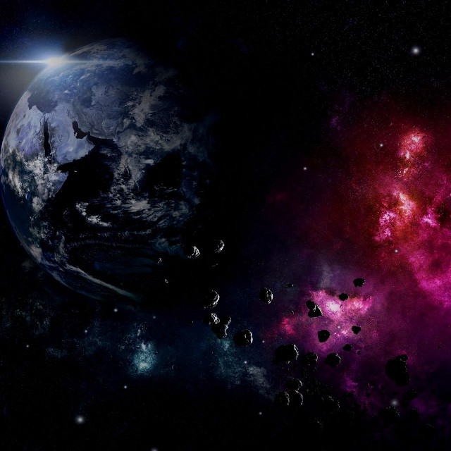 Space scene planet star cluster #4 free wallpaper - medium preview image