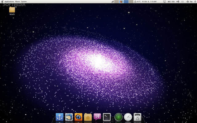 Computer purple galaxy blue star free wallpaper - medium preview image