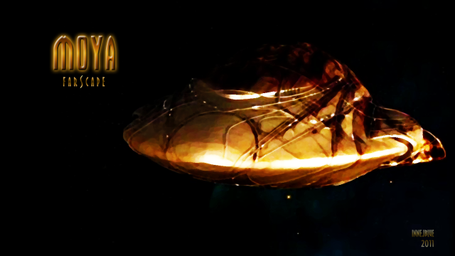 Large jellyfish floating night moya free wallpaper - medium preview image