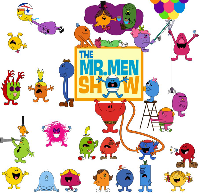 Cartoon characters holding sign vrrmen free wallpaper - medium preview image