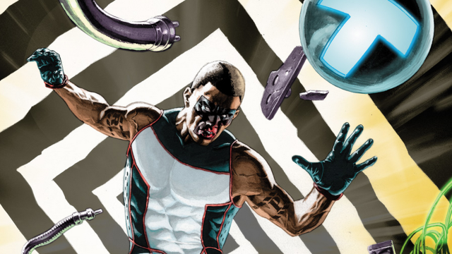 Weird man afrofuturism comic snake free wallpaper - medium preview image