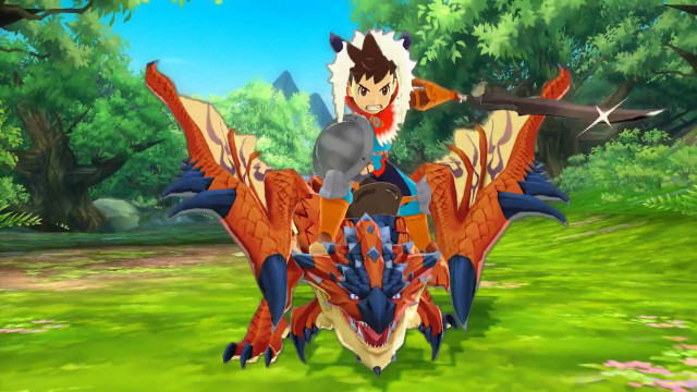 Dragon red blue field trees free wallpaper - medium preview image
