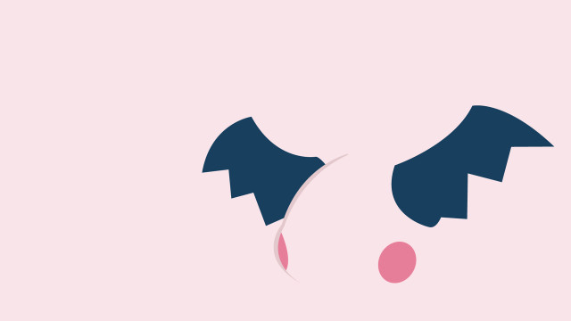 Pink blue cat face circle free wallpaper - medium preview image
