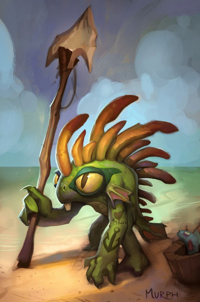 Cartoon spear feathery head stick free wallpaper - medium preview image