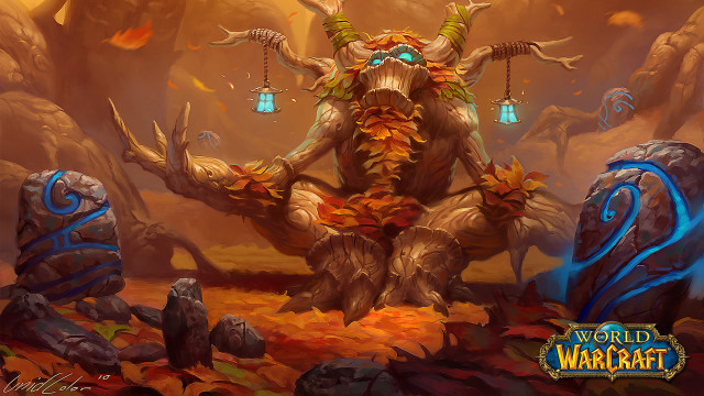 Monster horns painting artwork creature free wallpaper - medium preview image
