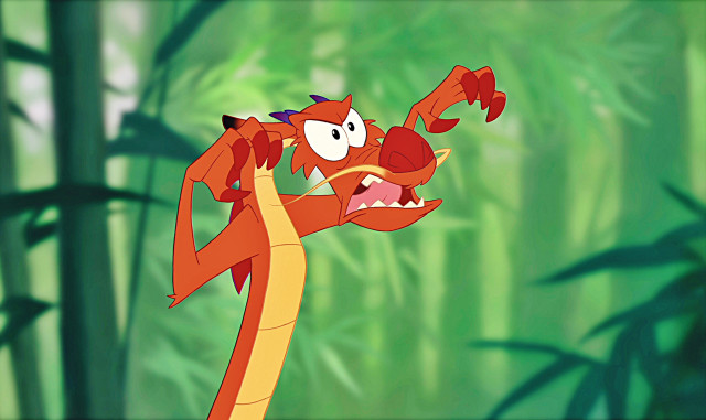 Cartoon dragon character large mouth free wallpaper - medium preview image