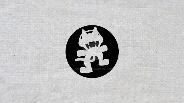 Cat paw head black circle free wallpaper - medium preview image