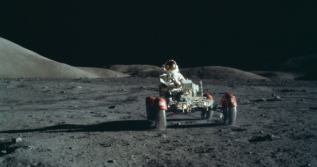 Man vehicle moon camera wheels free wallpaper - medium preview image