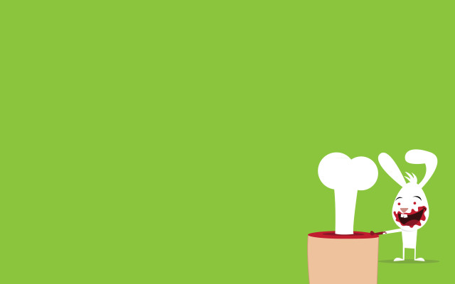 Cartoon character cup spoon standing free wallpaper - medium preview image