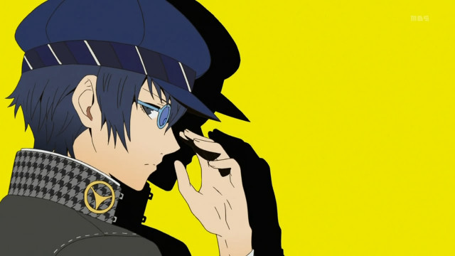 Man hat glasses cellphone yellow free wallpaper - medium preview image