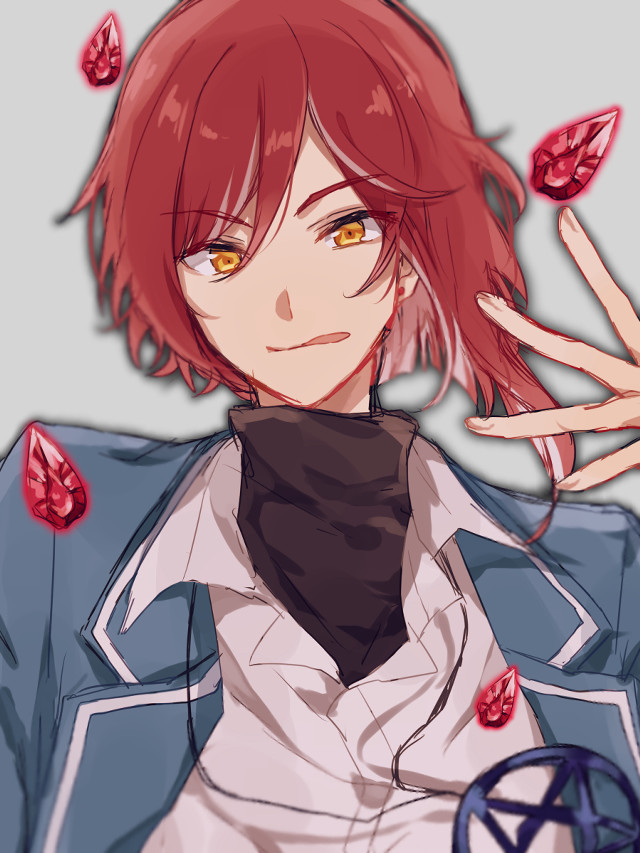 Red hair woman star jewelry free wallpaper - medium preview image