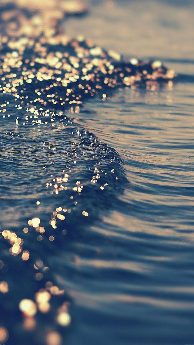 Wave close up ocean bokeh free wallpaper - medium preview image