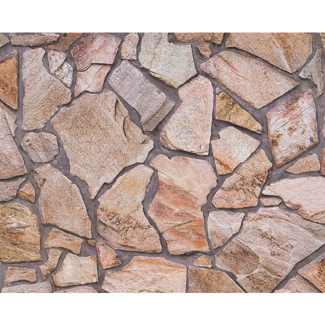 Stone wall brown tan white free wallpaper - medium preview image