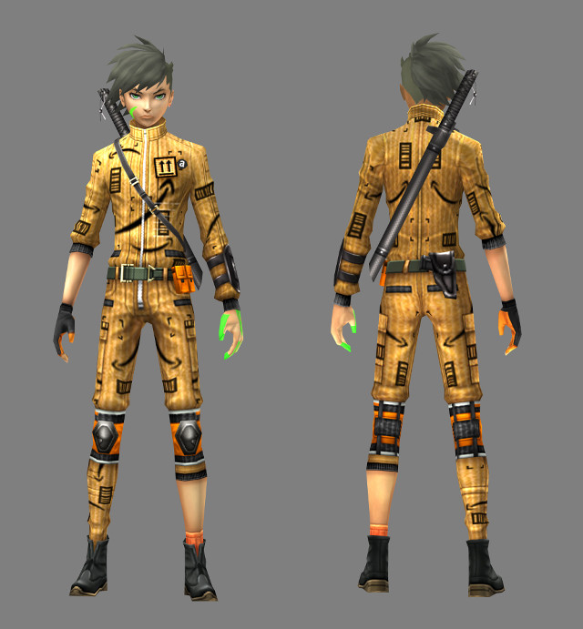 Yellow uniform gun green handbag free wallpaper - medium preview image