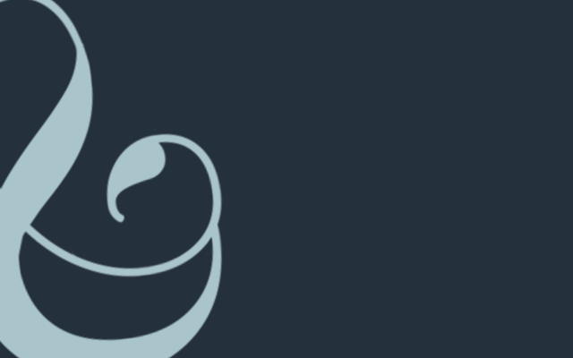 Swirly logo blue background white free wallpaper - medium preview image