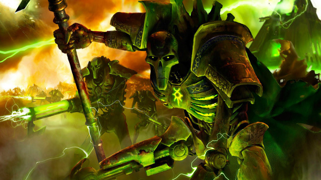 Green demon holding spear green #2 free wallpaper - medium preview image