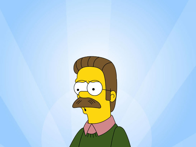 Cartoon mustache beard green sweater free wallpaper - medium preview image