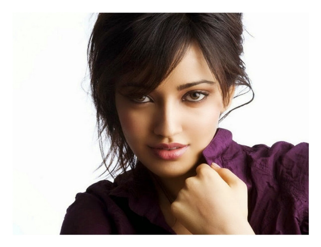 Woman purple shirt watch white free wallpaper - medium preview image