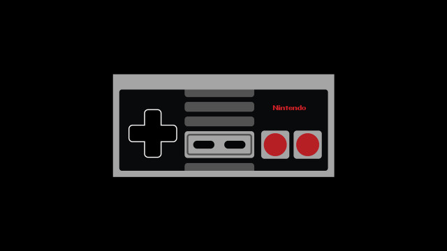Nintendo game controller red black free wallpaper - medium preview image