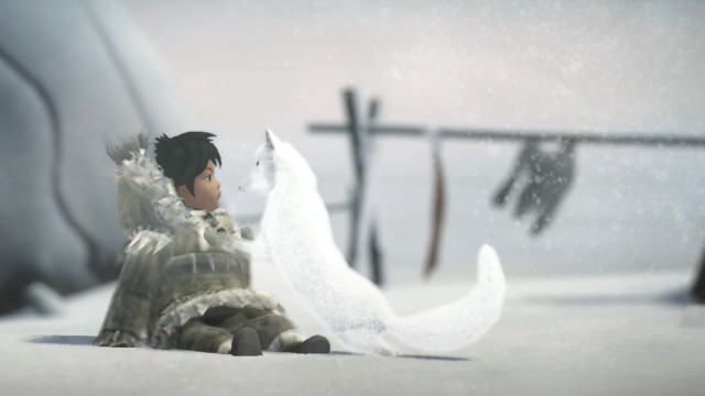 Boy snow ghost doll cross free wallpaper - medium preview image