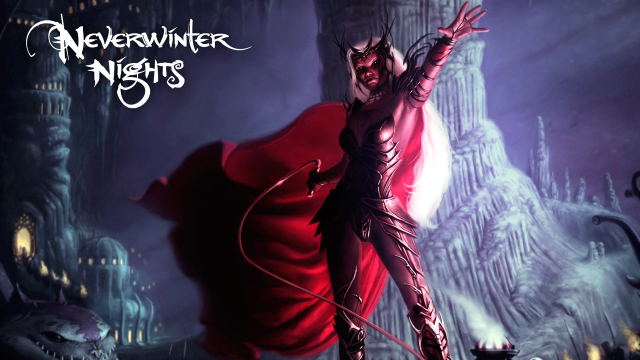 Man red cape castle demon free wallpaper - medium preview image