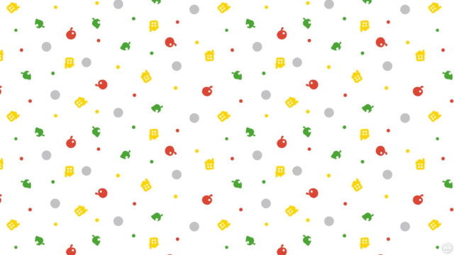 White pattern colored apples cubes free wallpaper - medium preview image